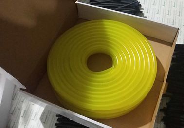 Chiaro condotto del carburante del PVC di giallo, condotta di gas del PVC resistenza UV del tubo flessibile di plastica dell'estrusione